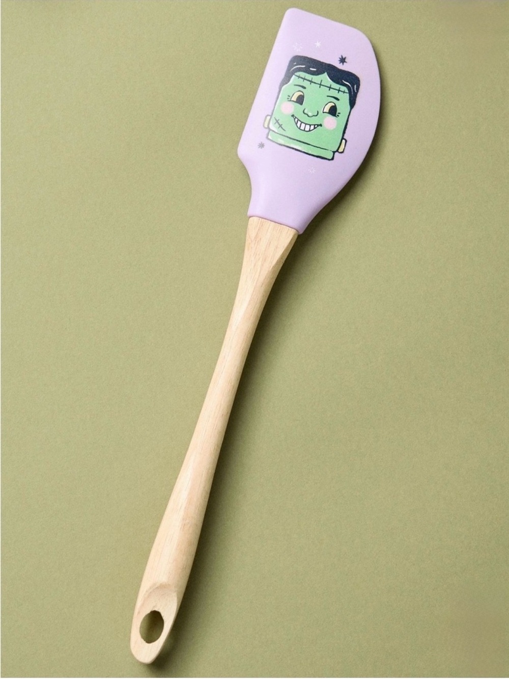 Anthropologie Halloween Frankenstein Silicone Spatula Lilac